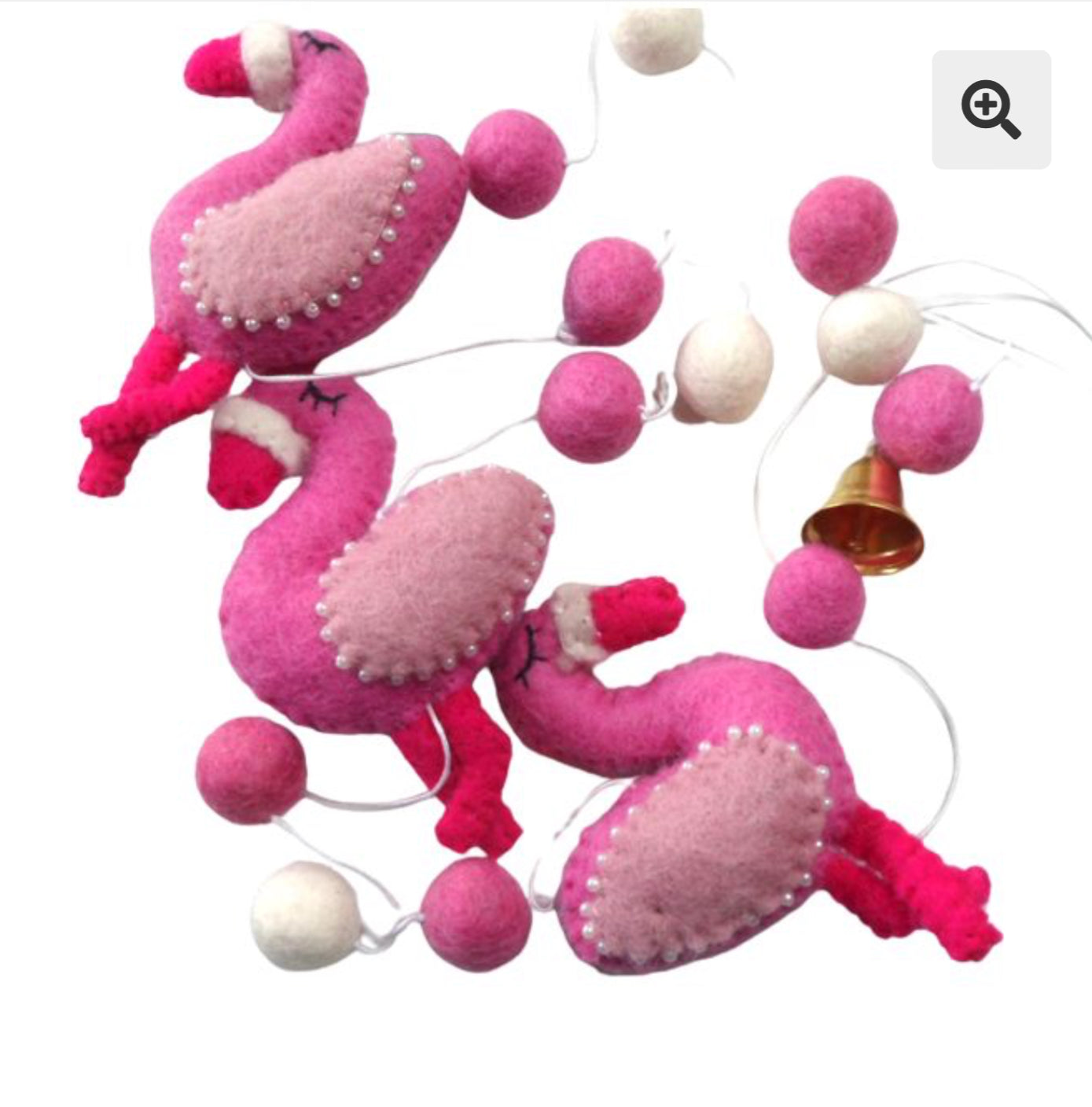 Beaded flamingo string