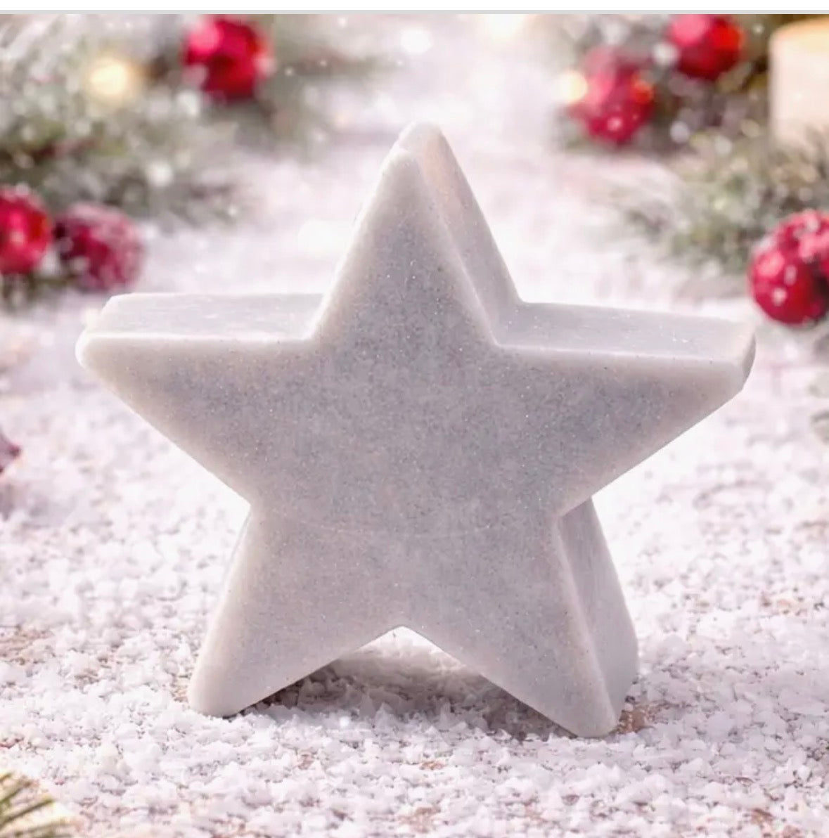 Silver star soap