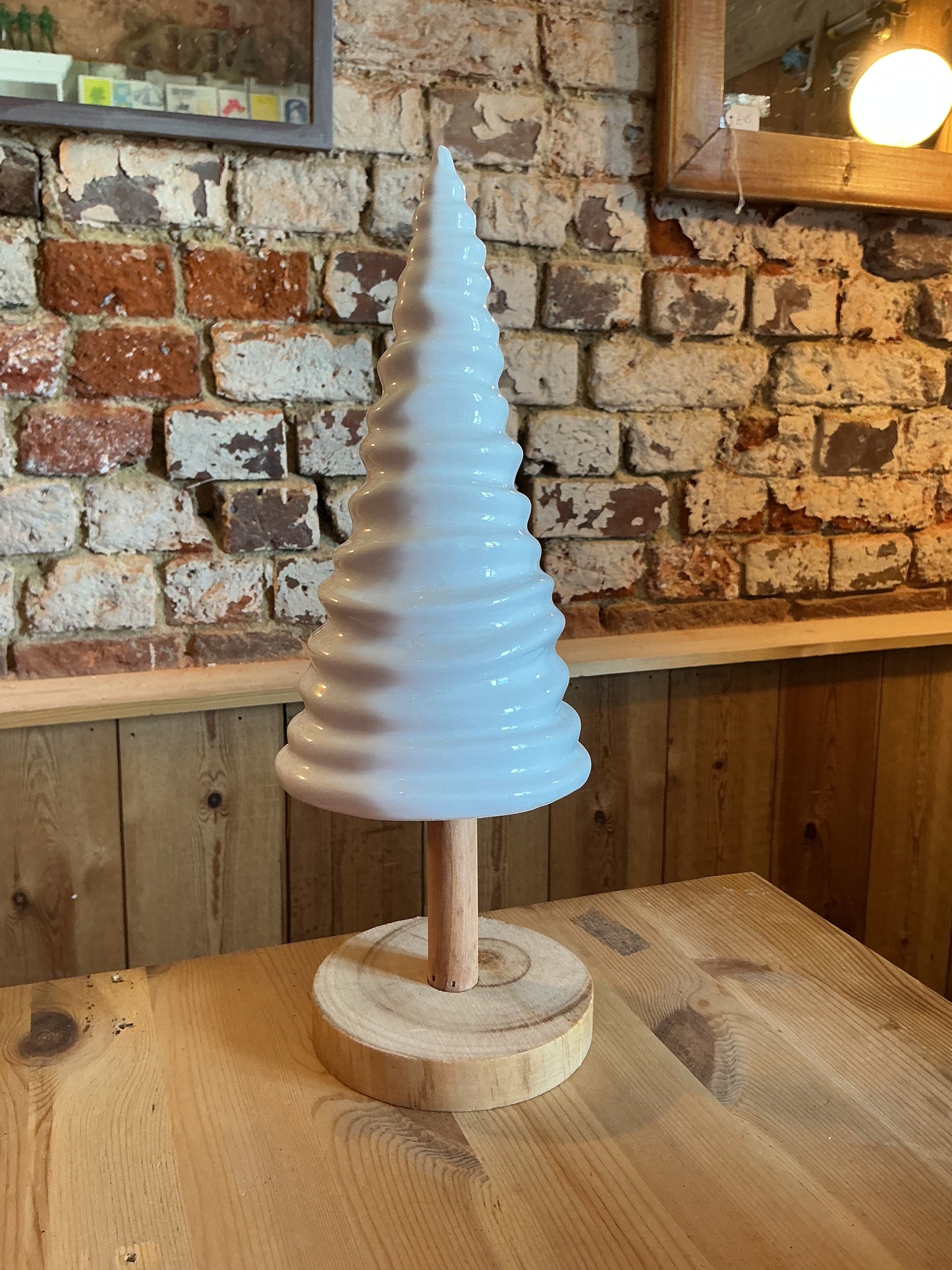 Large white ceramic Christmas Tree