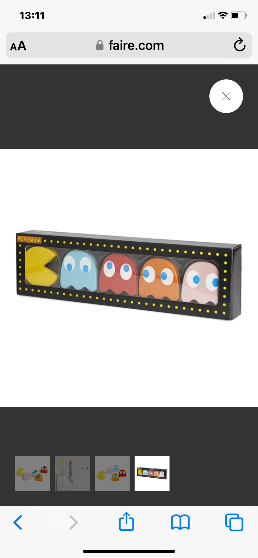 Pac Man wall hangers