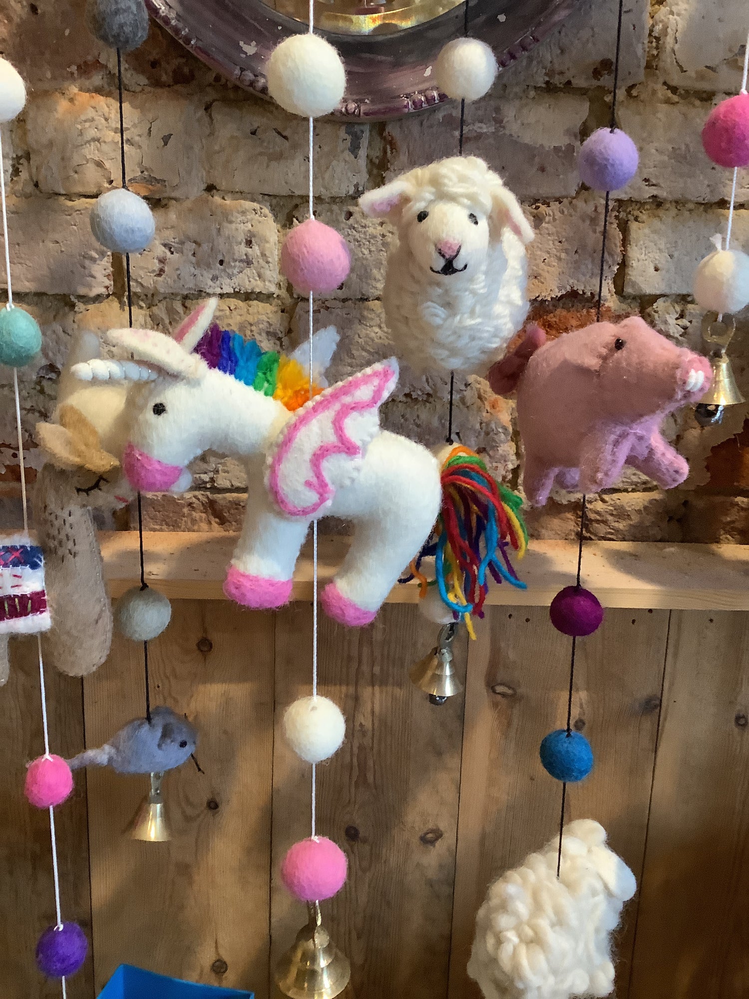 Handmade felt strings