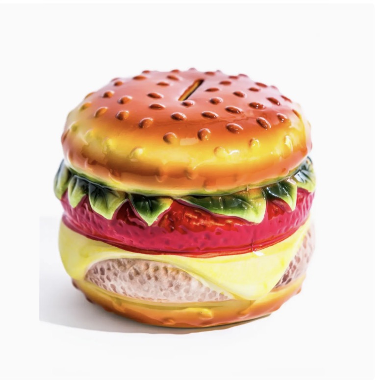 Ceramic burger money box