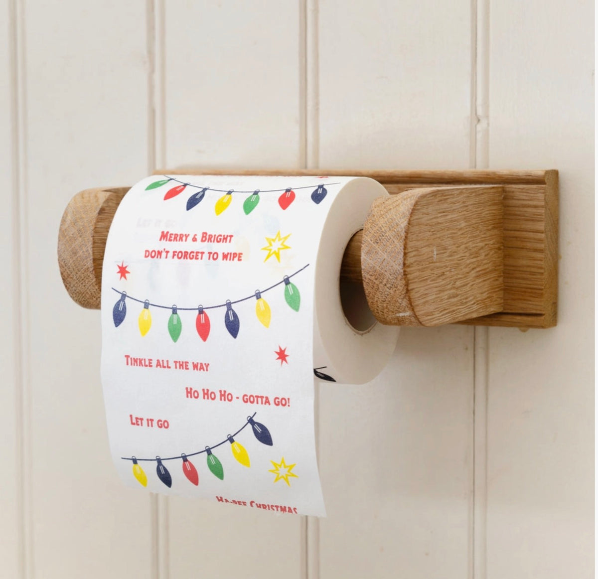 Retro lights toilet roll