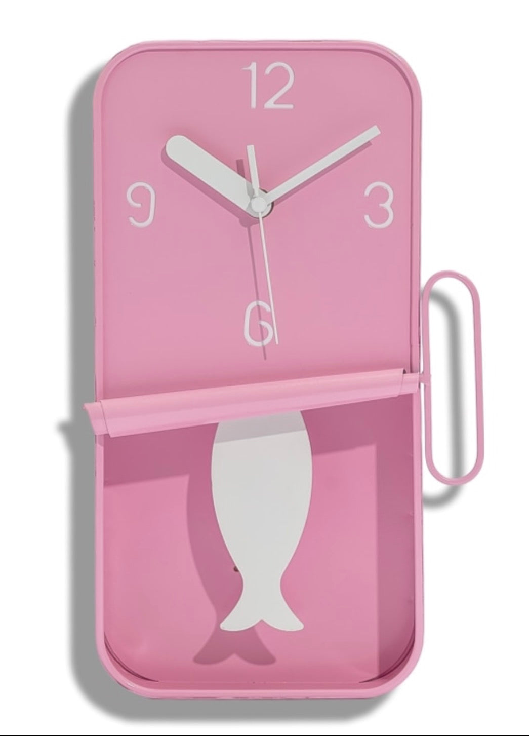 Sardine tin wall clock