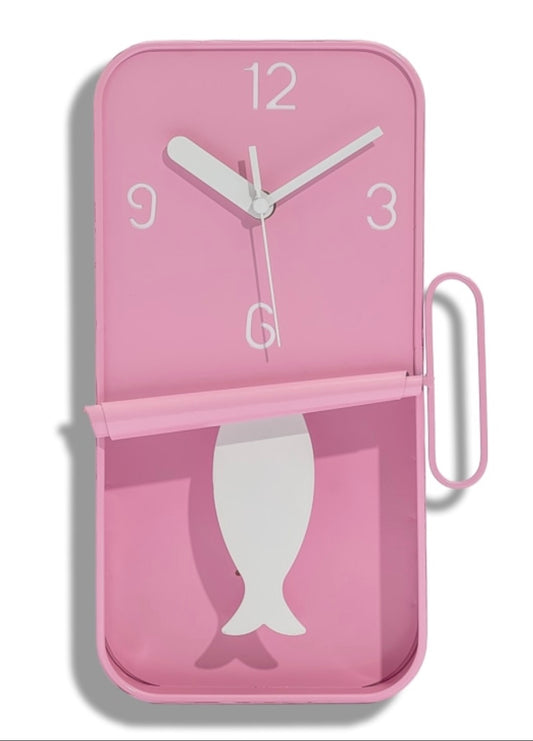 Sardine tin wall clock