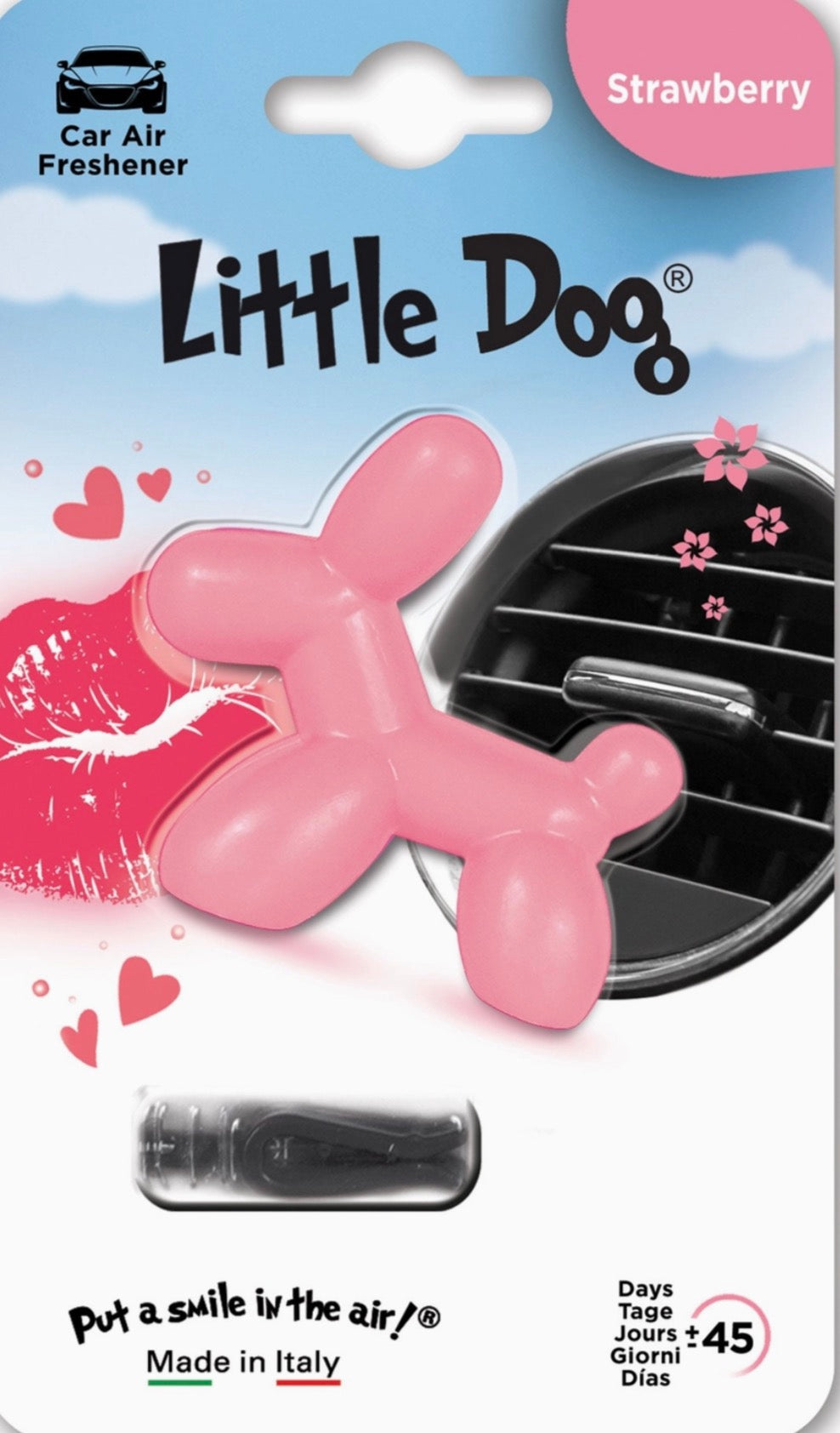 Strawberry scented car air freshener