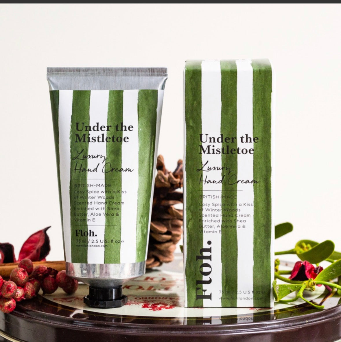 Under the mistletoe hand cream