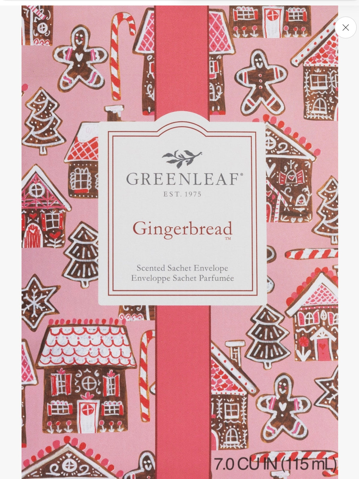Gingerbread scented sachet