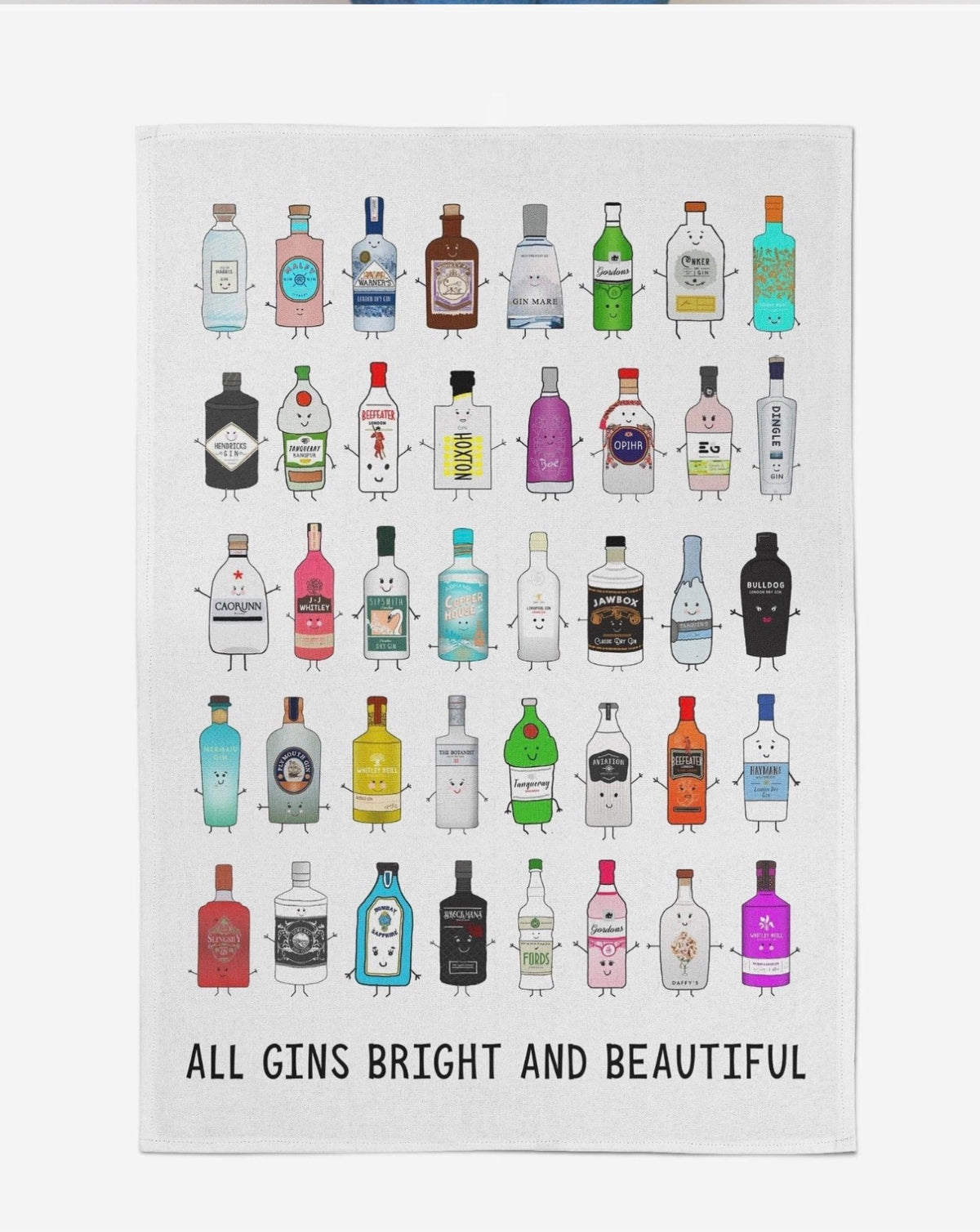 Gin tea towel