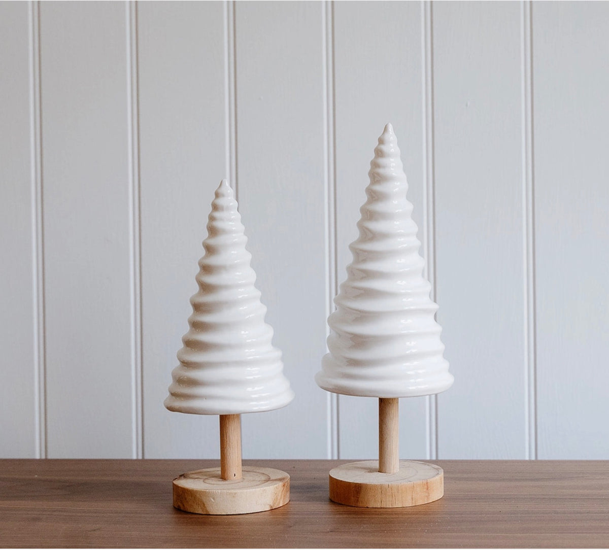 Large white ceramic Christmas Tree