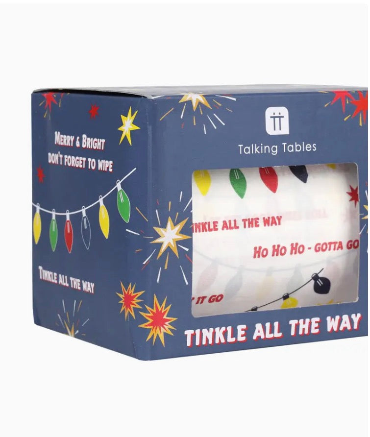Retro lights toilet roll