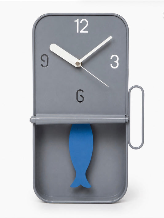 Sardine tin wall clock