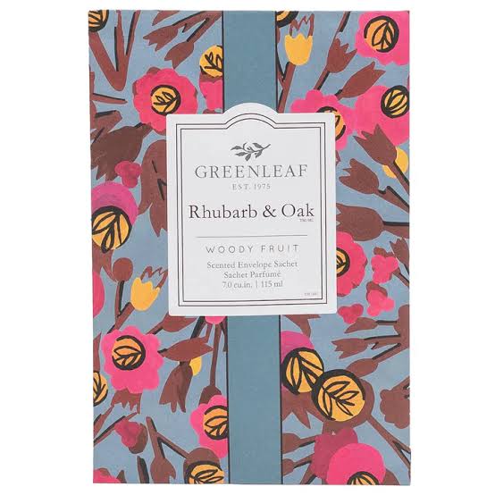 Rhubarb & oak scent sachet
